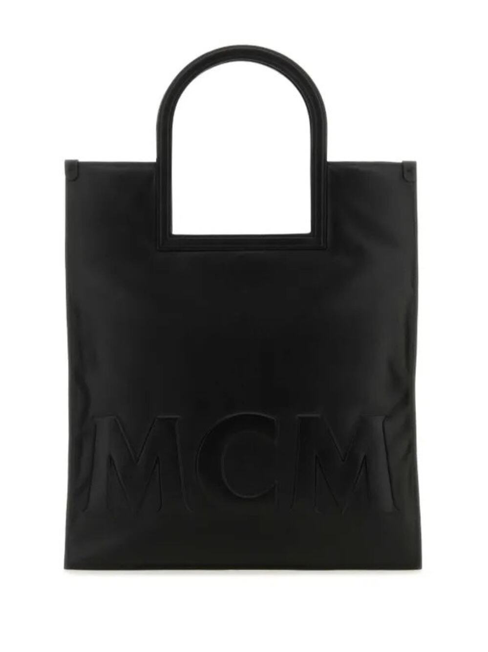 MCM Aren Tote Black Napa Leather NEW
